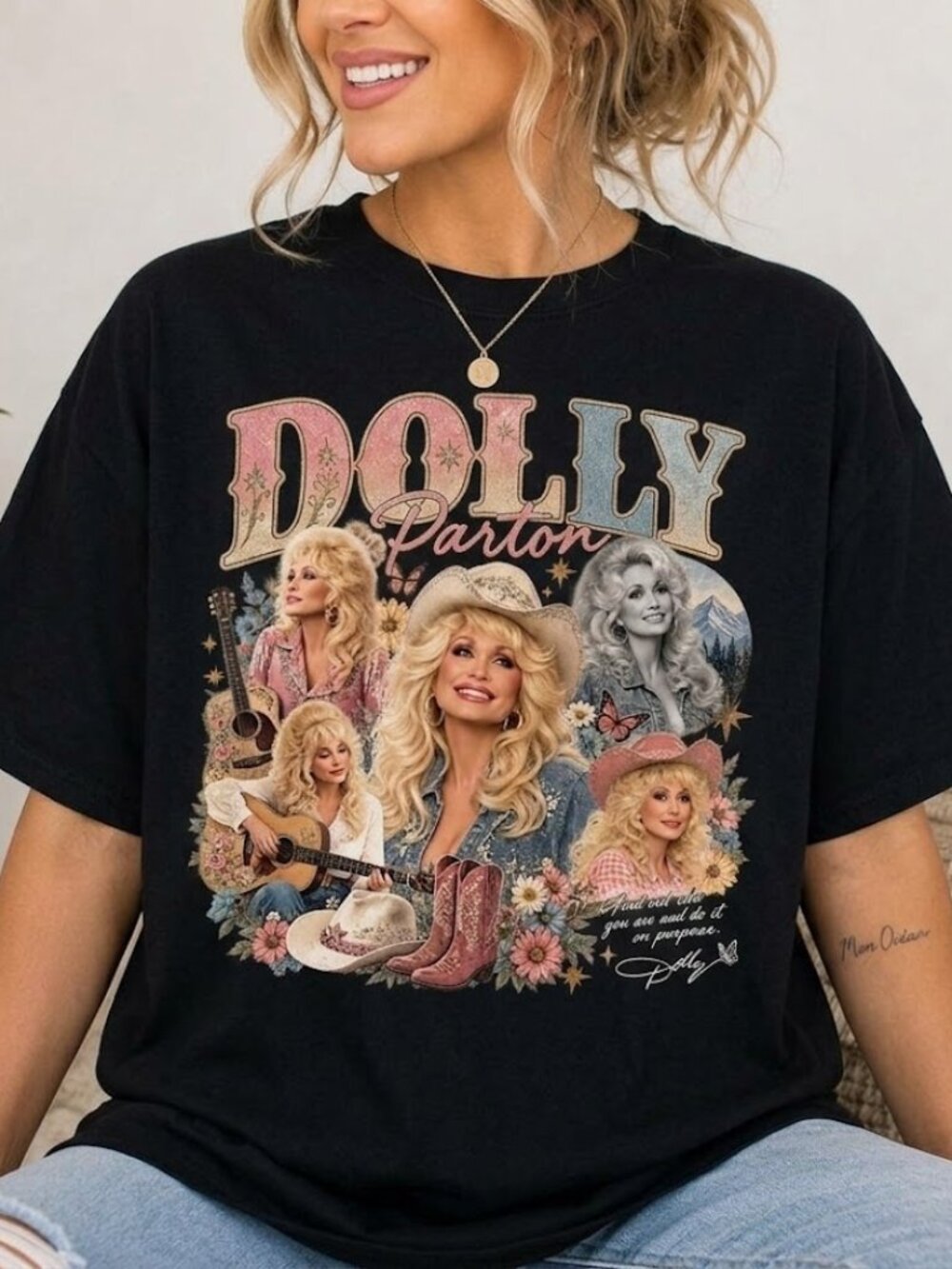 Dolly Parton Vintage Country Music Graphic Tee, Western Cowgirl Shirt